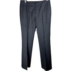 Adrienne Vittadini Pants Womens Sz 8 Heather Gray Dress Wide Leg 32x32